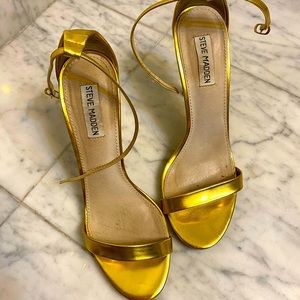 Steve Madden ultra skinny strap heel